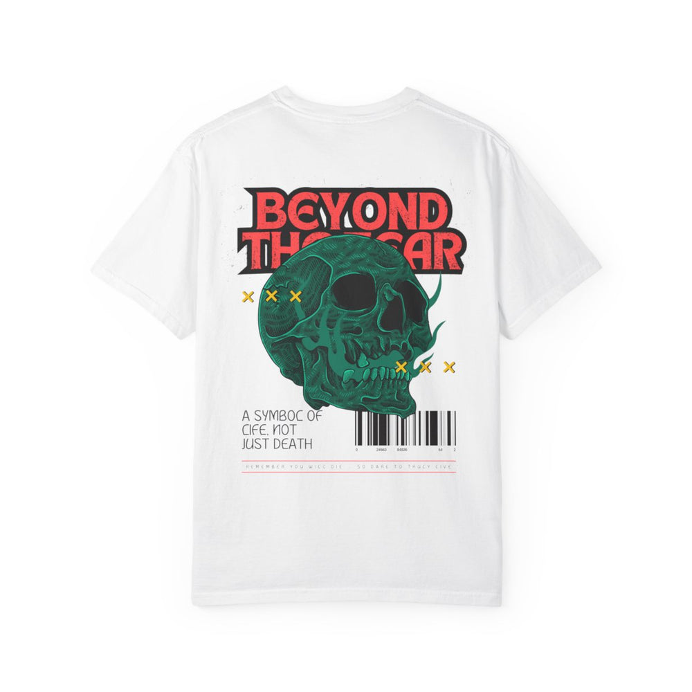 Beyond Fear Skull Graphic Oversized T-Shirt | 240 GSM Heavyweight Cotton